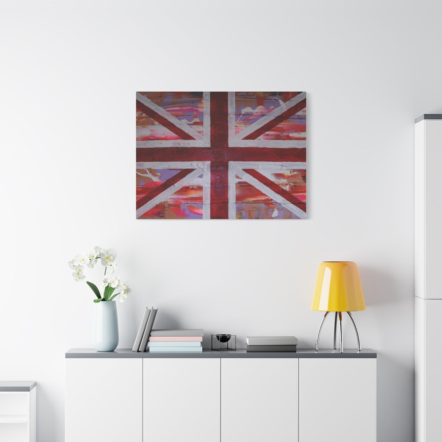 Union Jack is back! by Norman Barrett Matte Canvas Wall Art