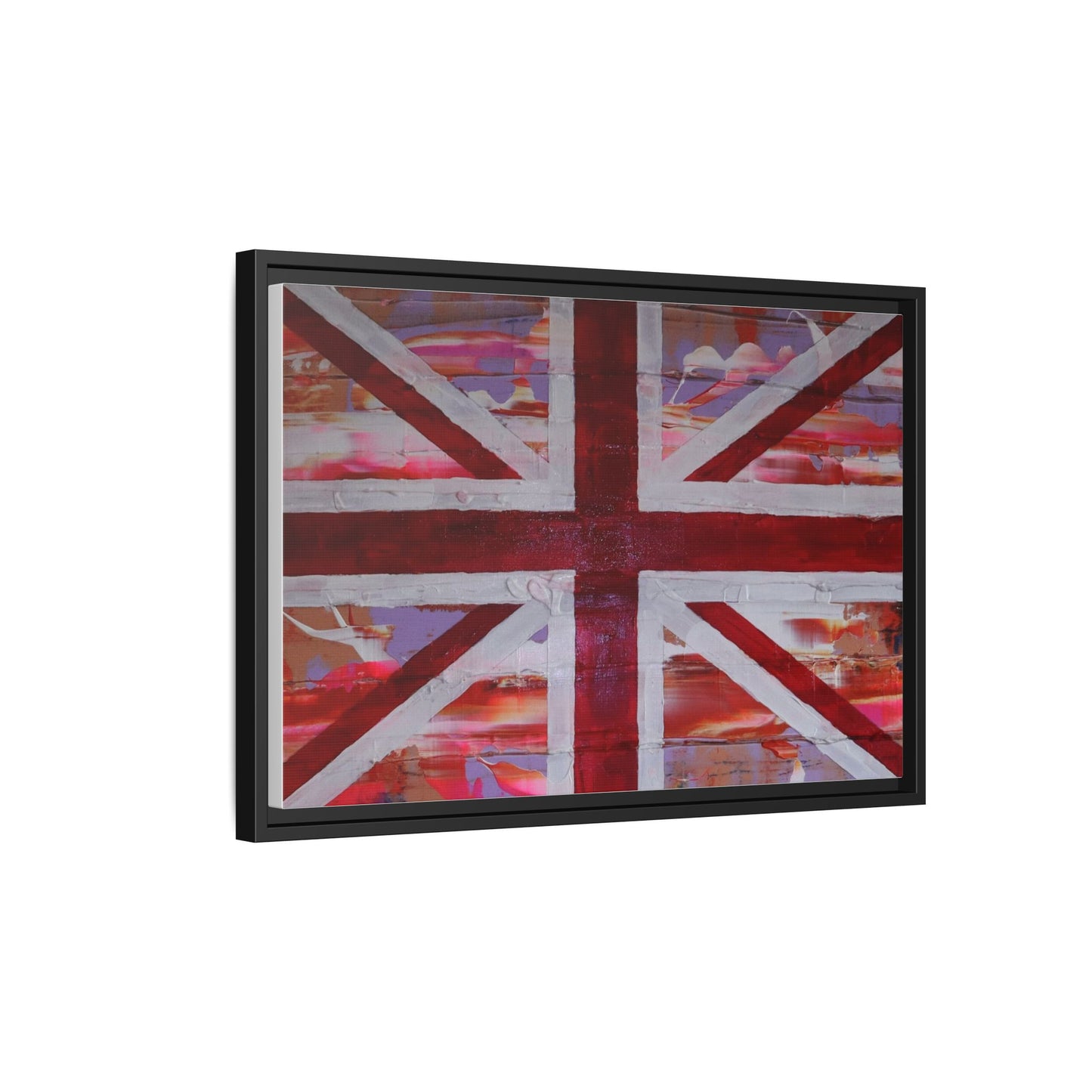Union Jack is back! by Norman Barrett Framed Matte Canvas Print Wall Art