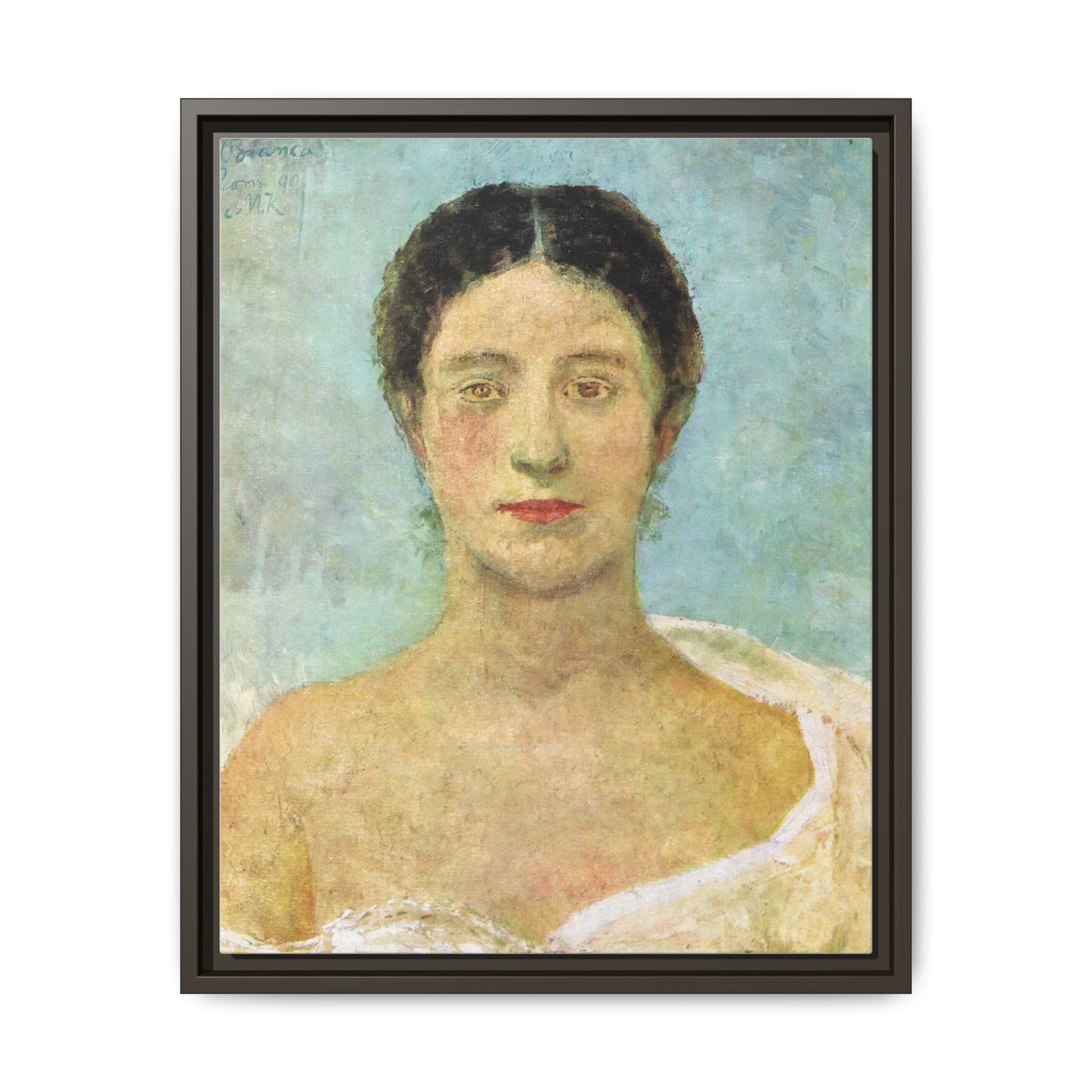 Bianca by Max Klinger Framed Matte Canvas Portrait Print