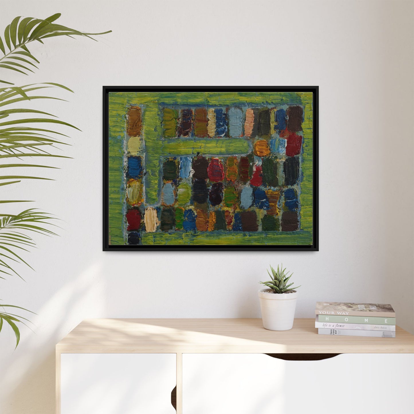 JMC-1970-3 by Jean-Michel Coulon Matte Canvas Framed Wall Art Print
