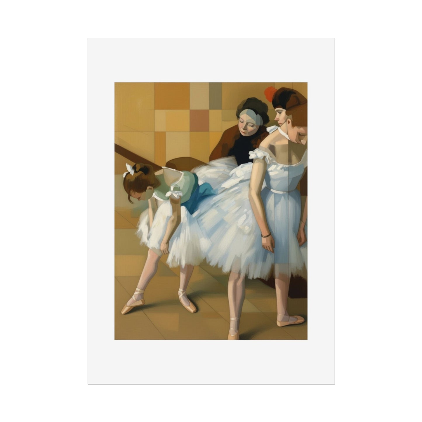 Ballet Dancers Rolled Poster — Classic Impressionist Ballerina Wall Art
