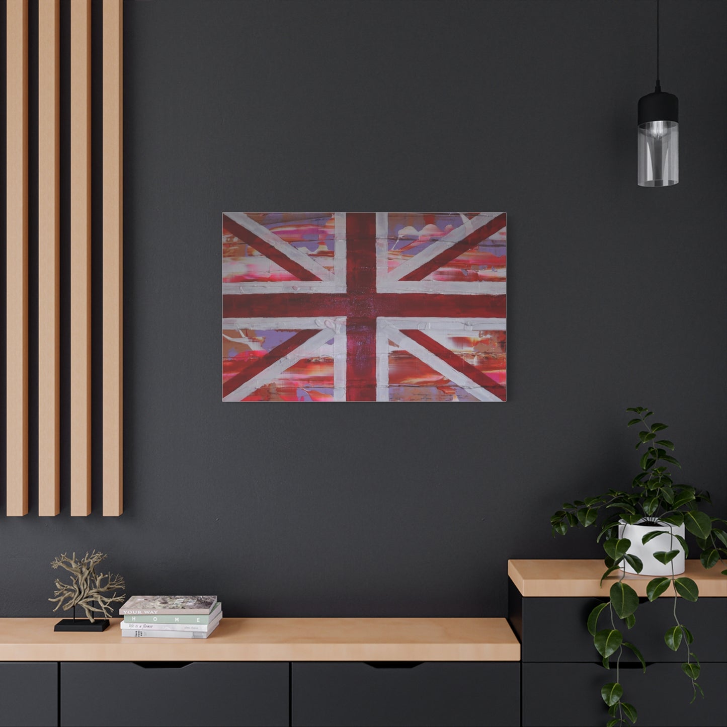 Union Jack is back! by Norman Barrett Matte Canvas Wall Art