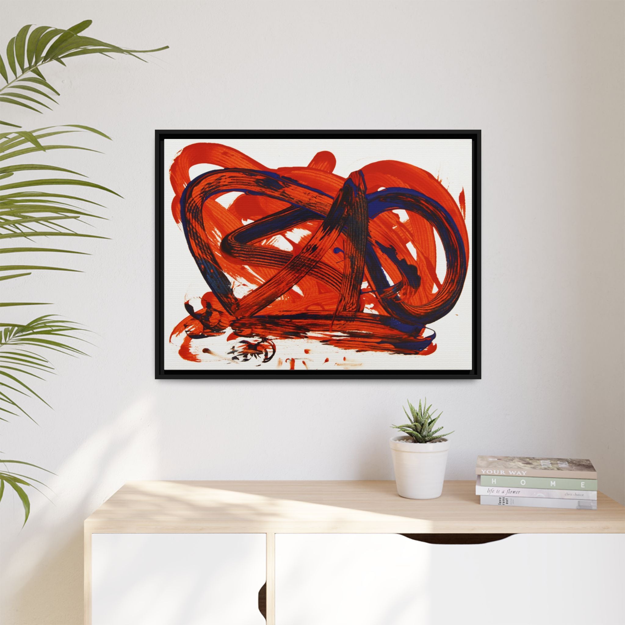 Barito 0138 by Heinz Hachel Matte Canvas Framed Wall Art