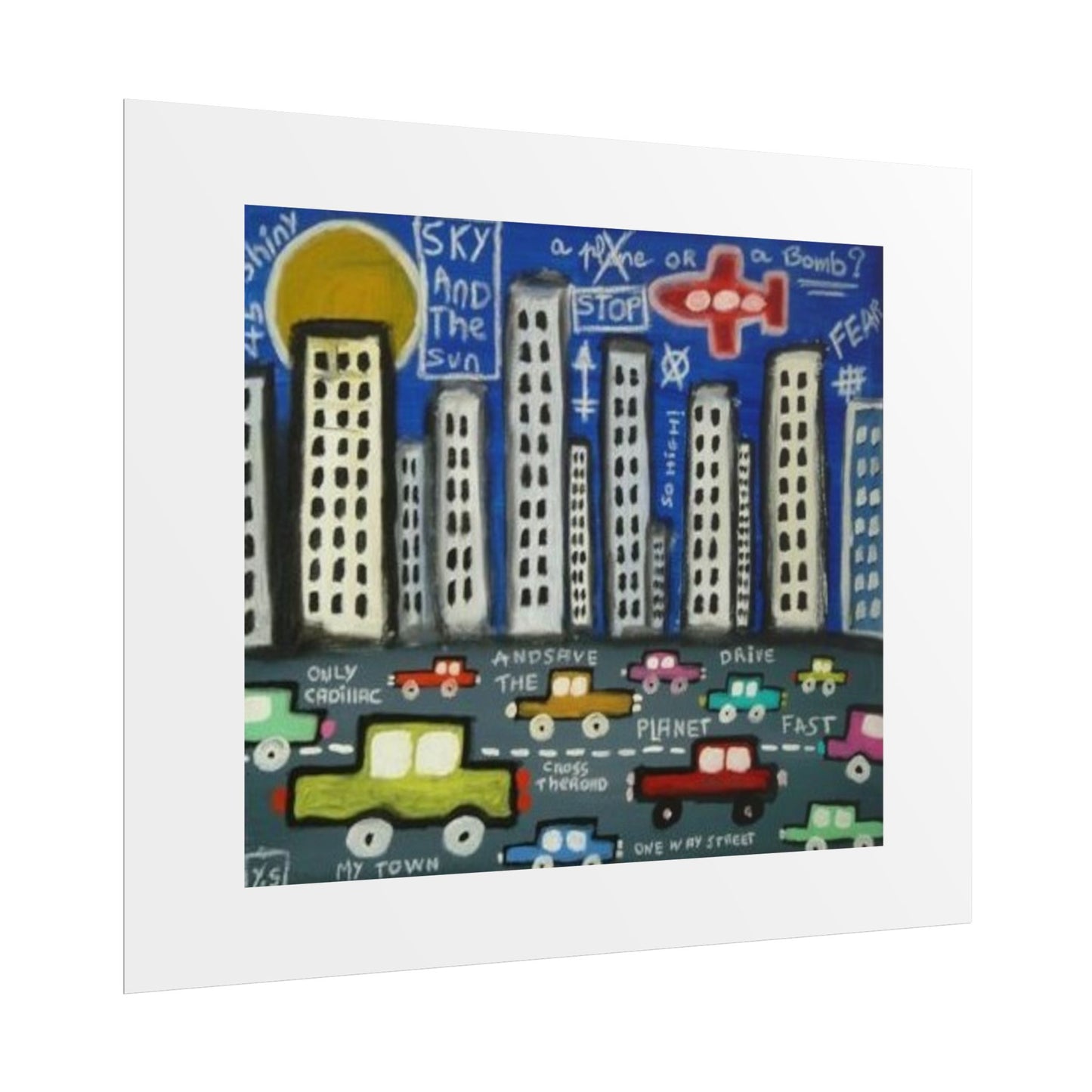 Only Cadillac 2 by Yann Sciberras Wall Art Print