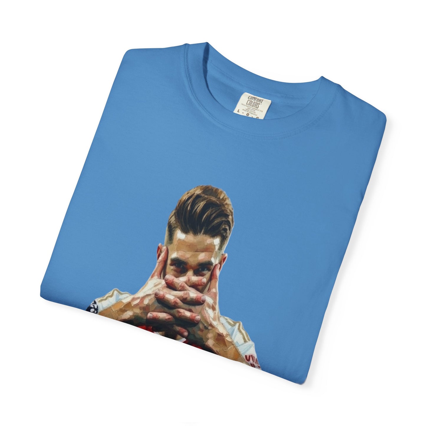 Soccer Celebration T-Shirt — Emirates 'Fly Better' Jersey Design