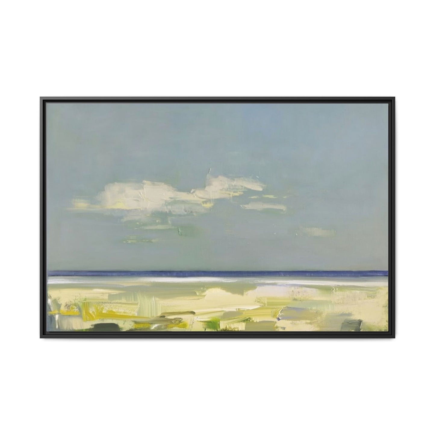 Coastal Calm Matte Canvas Framed Wall Art