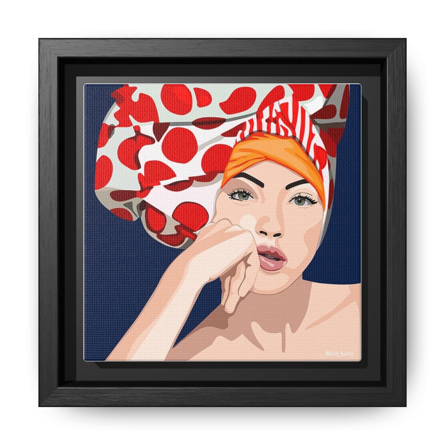 Vivid 20 by Orit Fuchs Pop Art Matte Canvas Framed Wall Art Print