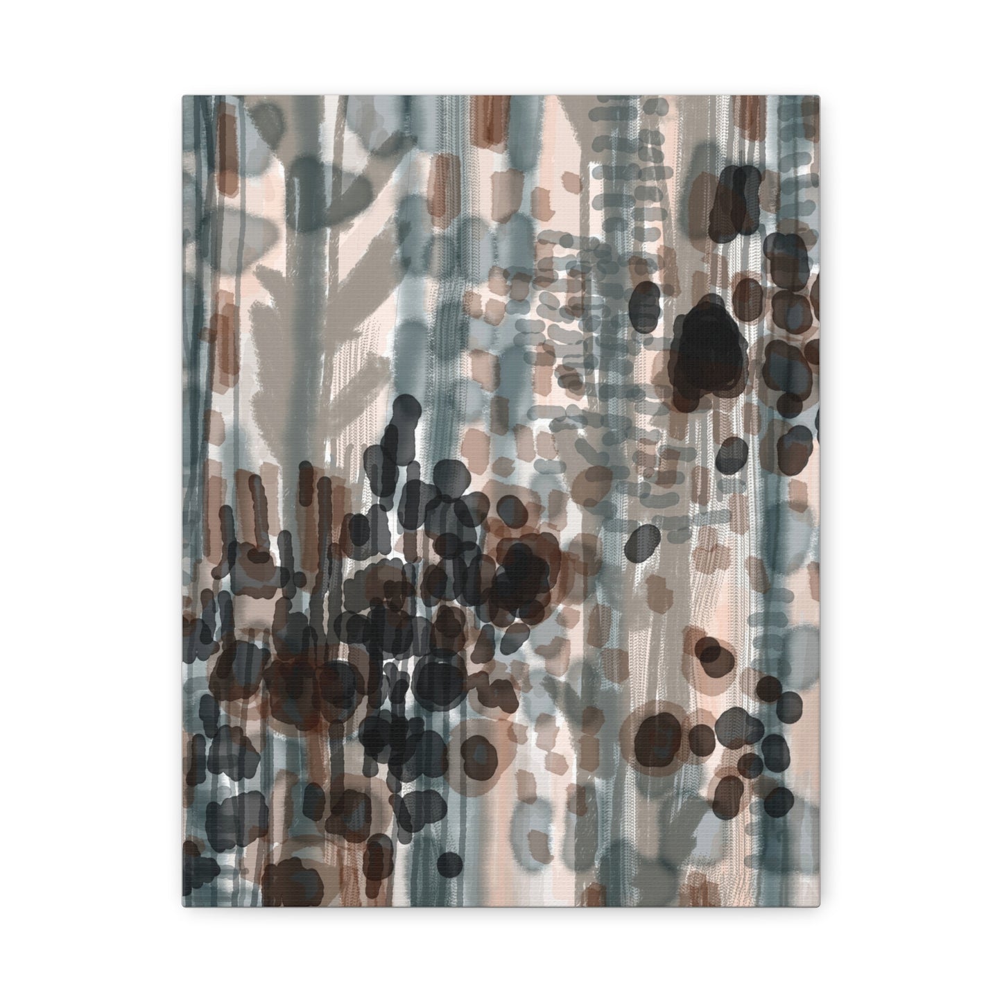 Vleken by an unknown artist Abstract Matte Canvas Wall Art