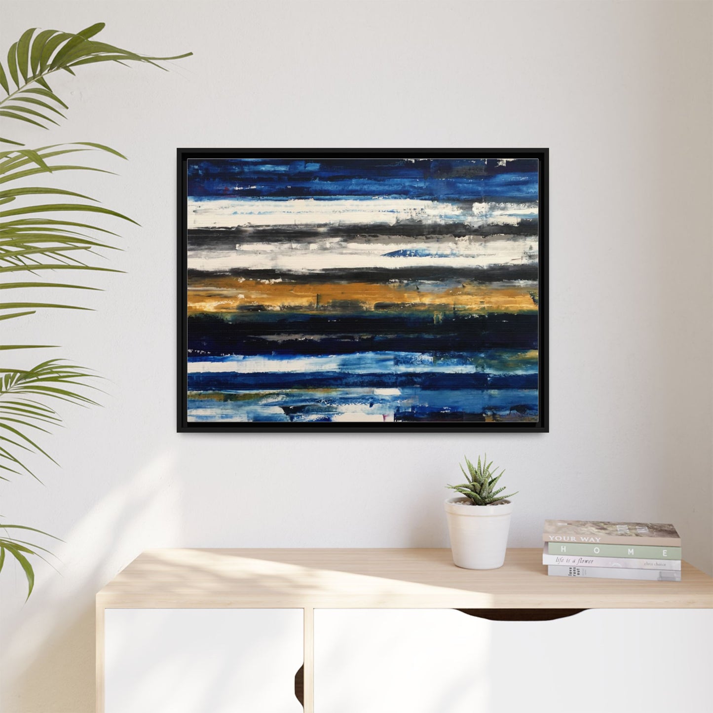Tiny Buddha by Todd Williamson Framed Matte Canvas Abstract  Wall Art