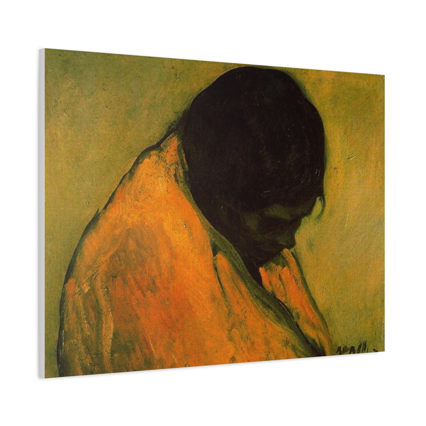 Amparo by Isidre Nonell Matte Stretched Canvas Wall Art Print