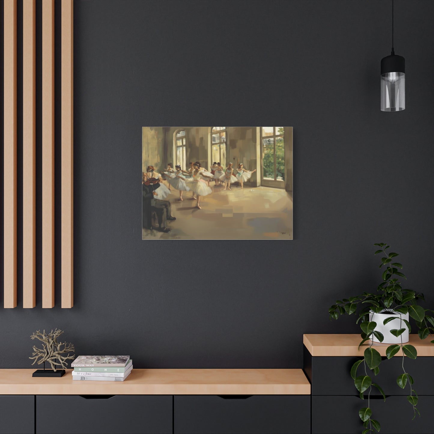 Ballet Rehearsal Matte Canvas