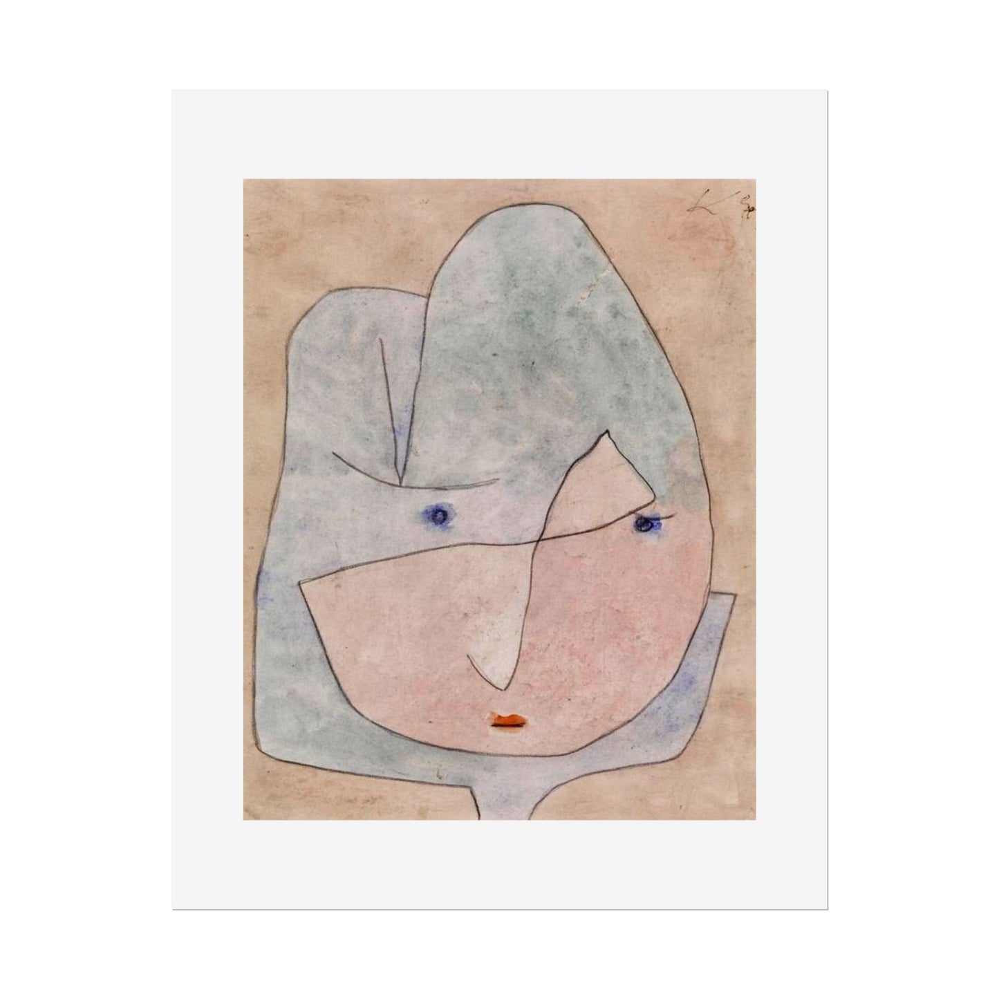 This Bloom is About to Wither by Paul Klee Wall Art Print