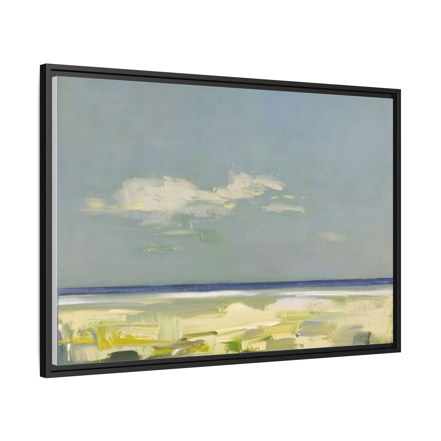 Coastal Calm Matte Canvas Framed Wall Art
