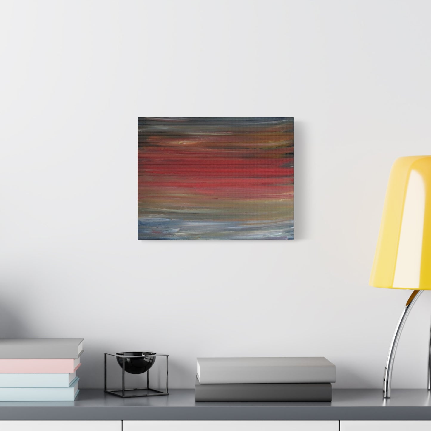 Misty morning by Norman Barrett Matte Canvas Print Wall Art