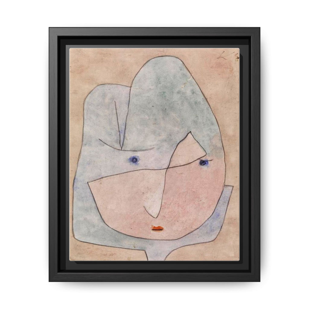 This Bloom is About to Wither by Paul Klee  Framed Matte Canvas Wall Art Print