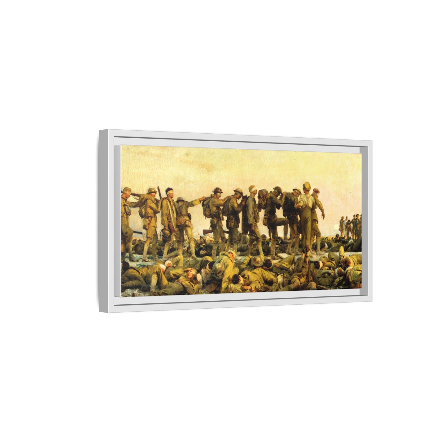 Gassed by John Singer Sargent (RA) Framed Matte Canvas Print