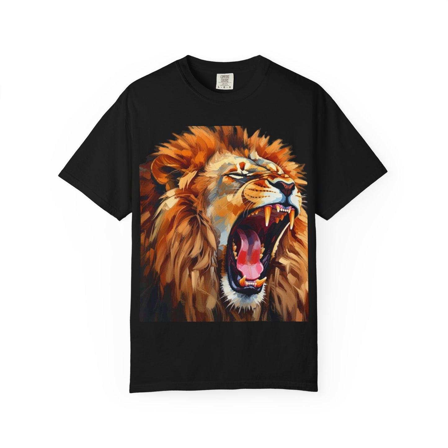 Roaring Lion T-Shirt Bold Wildlife Graphic Tee