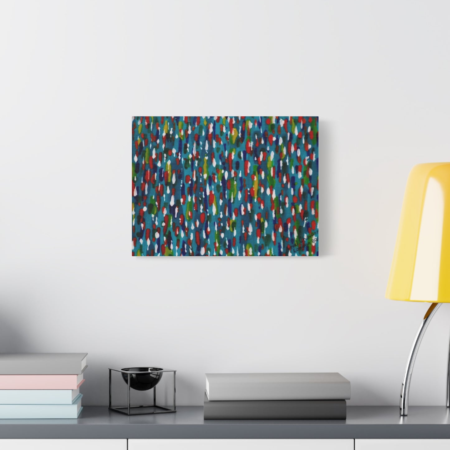Colours Of The Soul Reflecting On Water by Ariel Chavarro Avila Matte Canvas Wall Art
