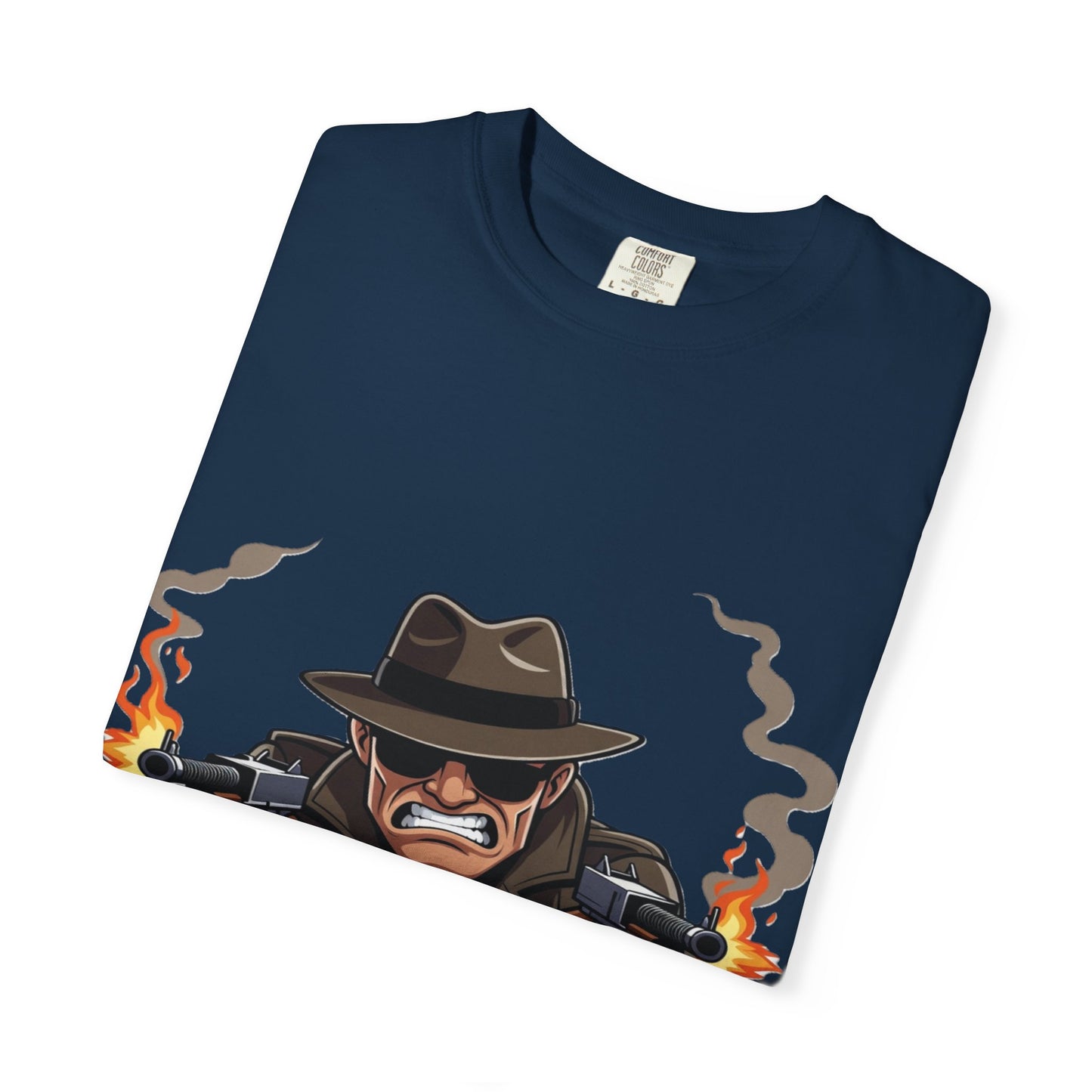 Vintage Gangster Shooter T-Shirt – Retro Mobster Graphic Tee