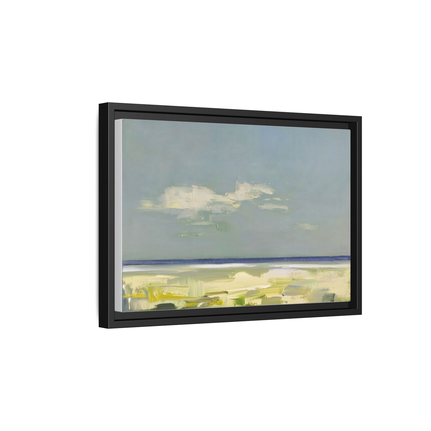 Coastal Calm Matte Canvas Framed Wall Art