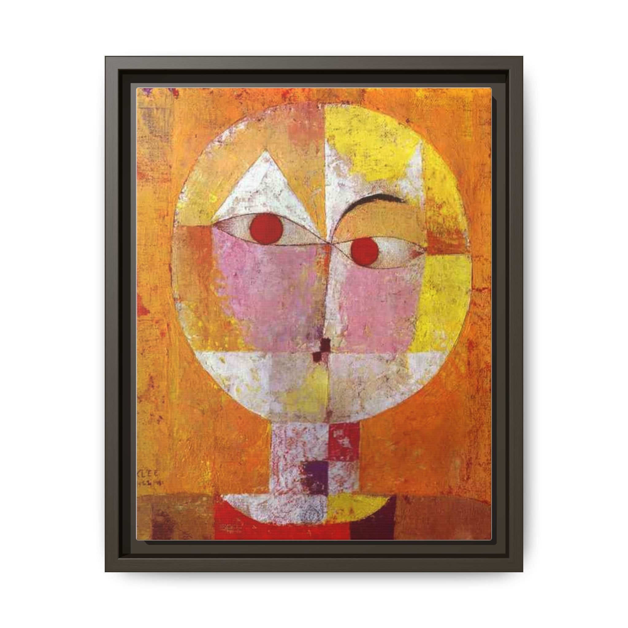 Senecio II by Paul Klee Canvas Framed Wall Art Print