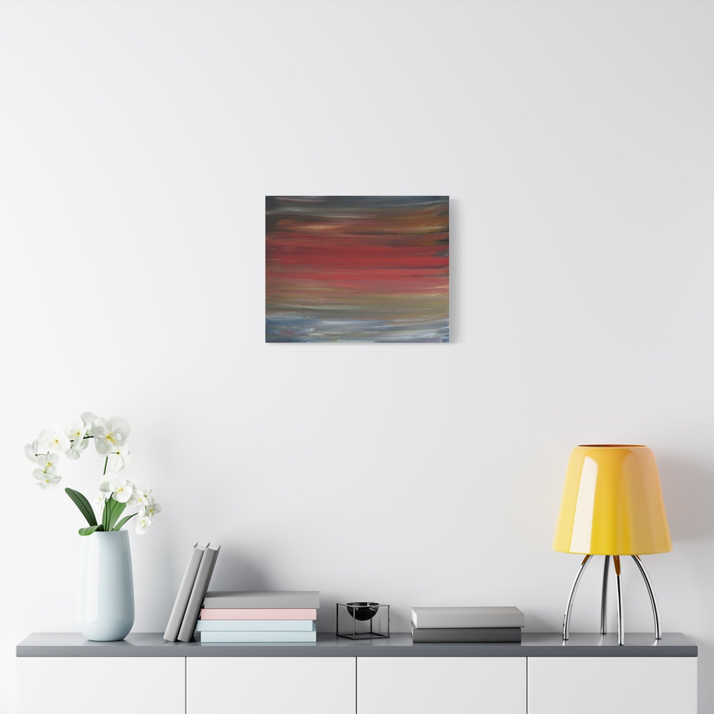 Misty morning by Norman Barrett Matte Canvas Print Wall Art