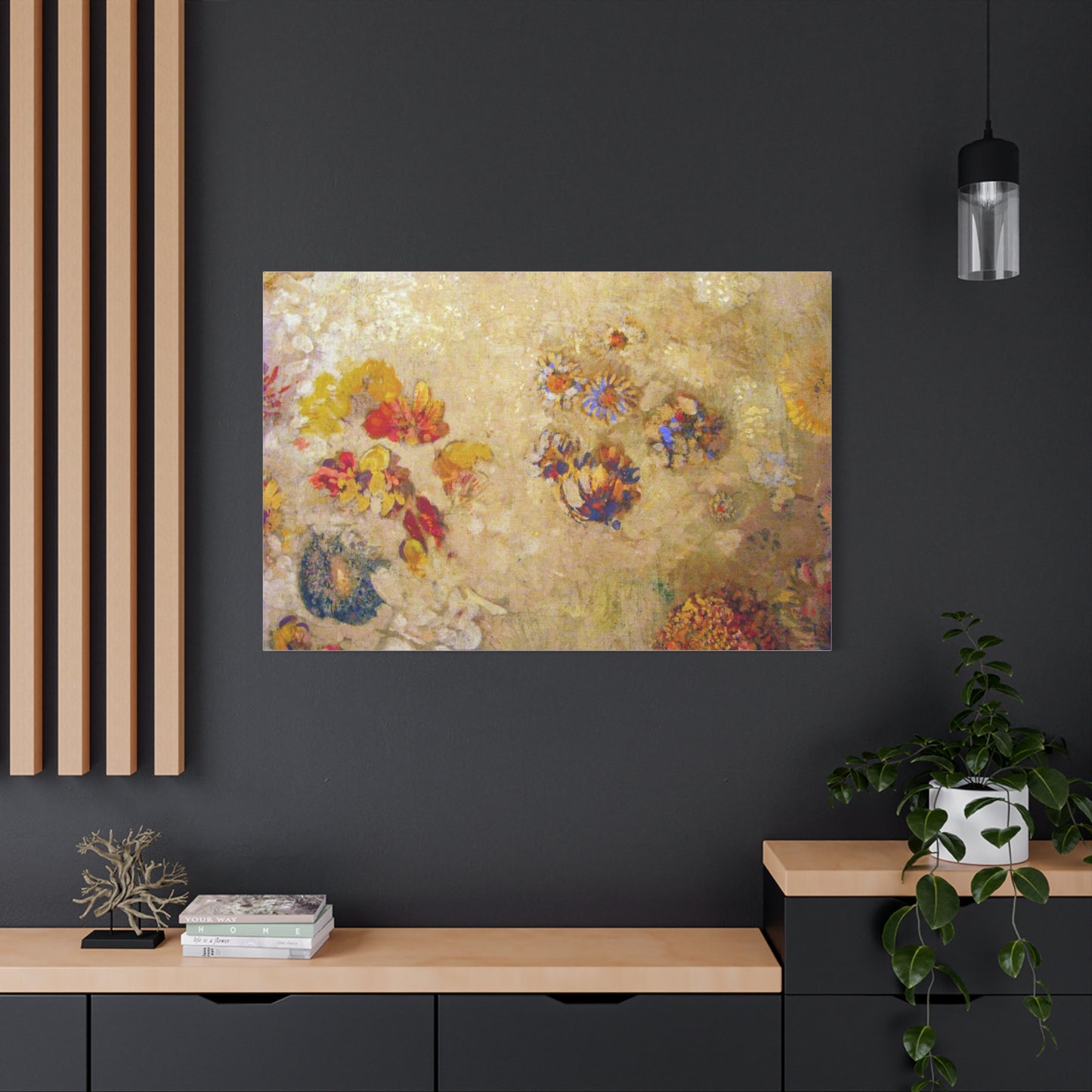Andrevanb Panneau Décoratif by Odilon Redon Matte Canvas Wall Art Print