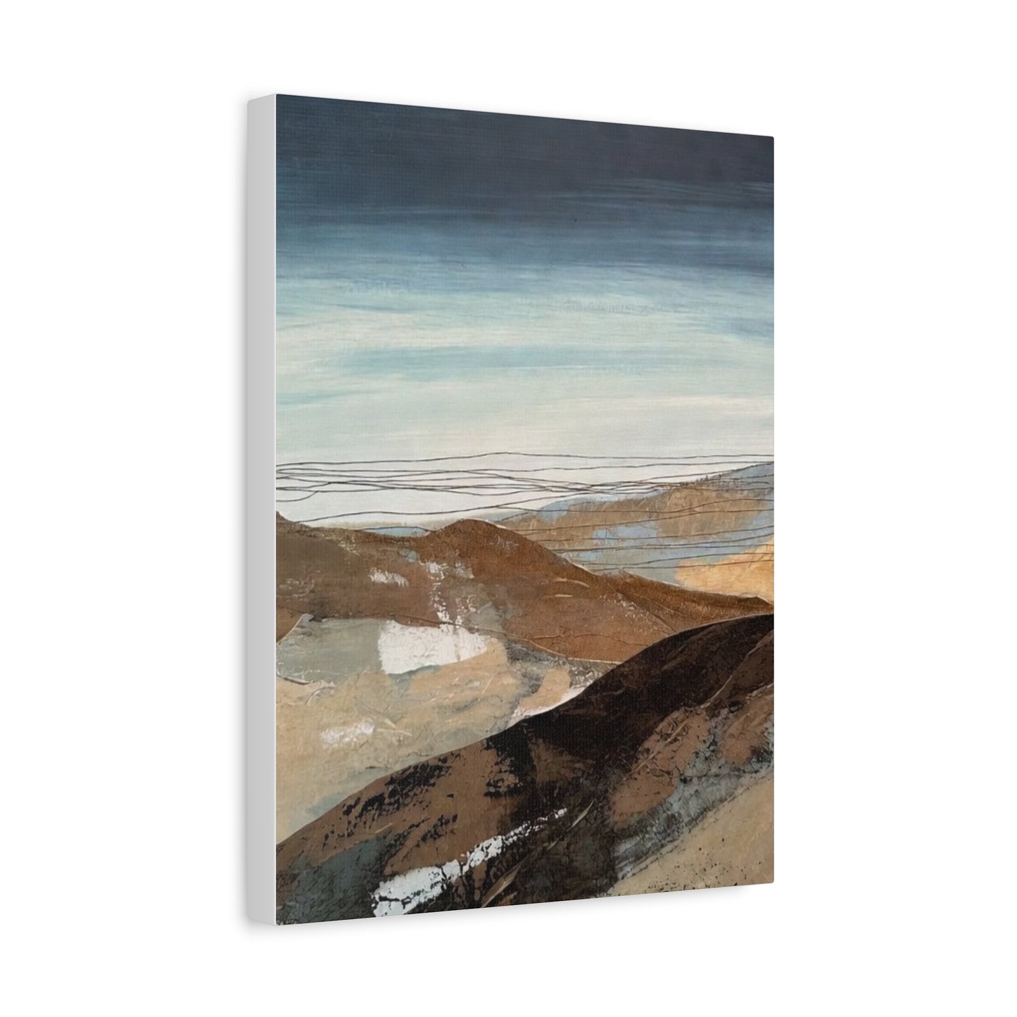 Abstract Landscape Matte Canvas Wall Art — Stretched 1.25"