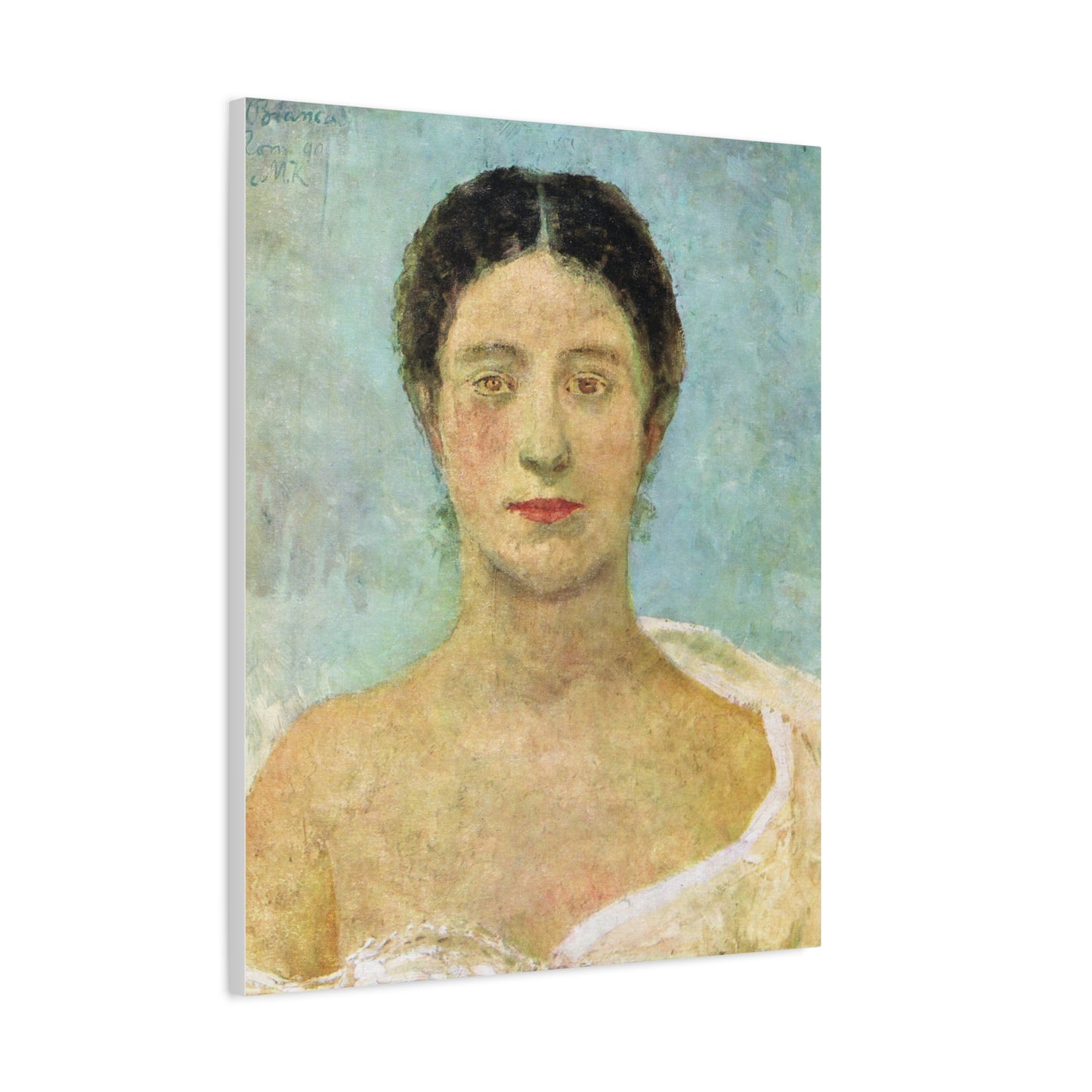Bianca by Max Klinger Print Matte Stretched Canvas