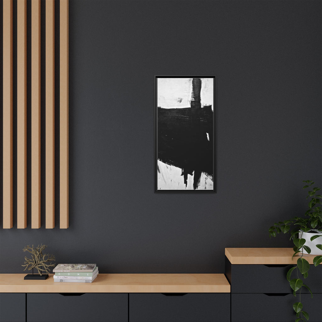 Sabra by Franz Kline Abstract Matte Canvas Framed Wall Art Print