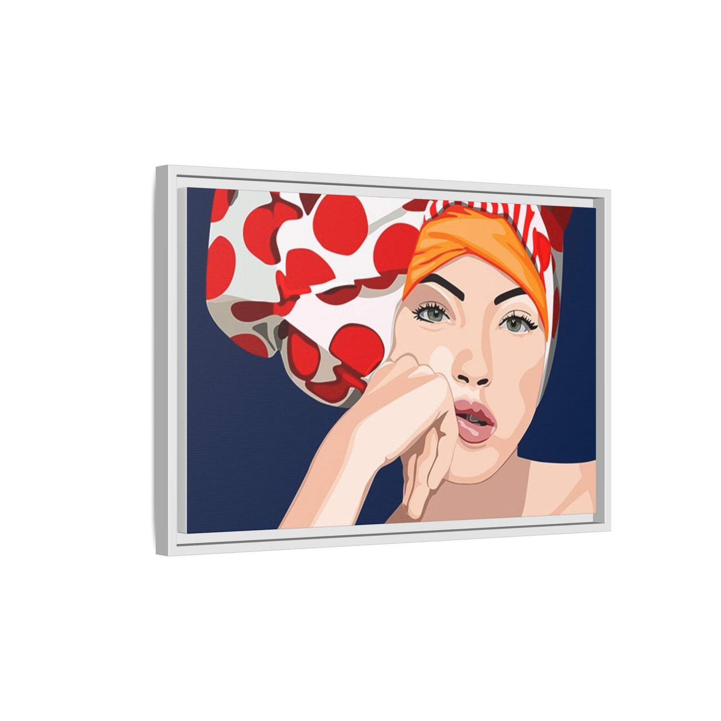 Vivid 20 by Orit Fuchs Pop Art Matte Canvas Framed Wall Art Print