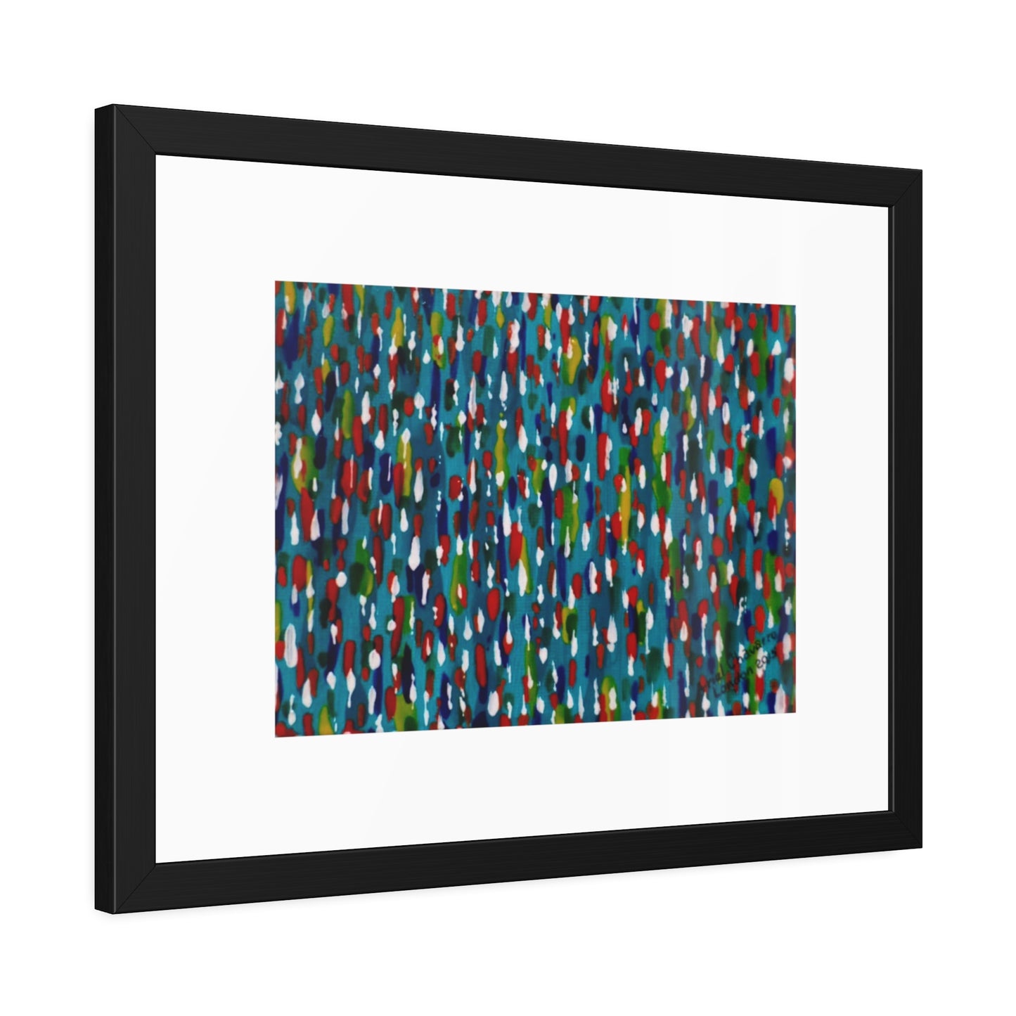 Colours Of The Soul Reflecting On Water by Ariel Chavarro Avila Framed Wall Art Print