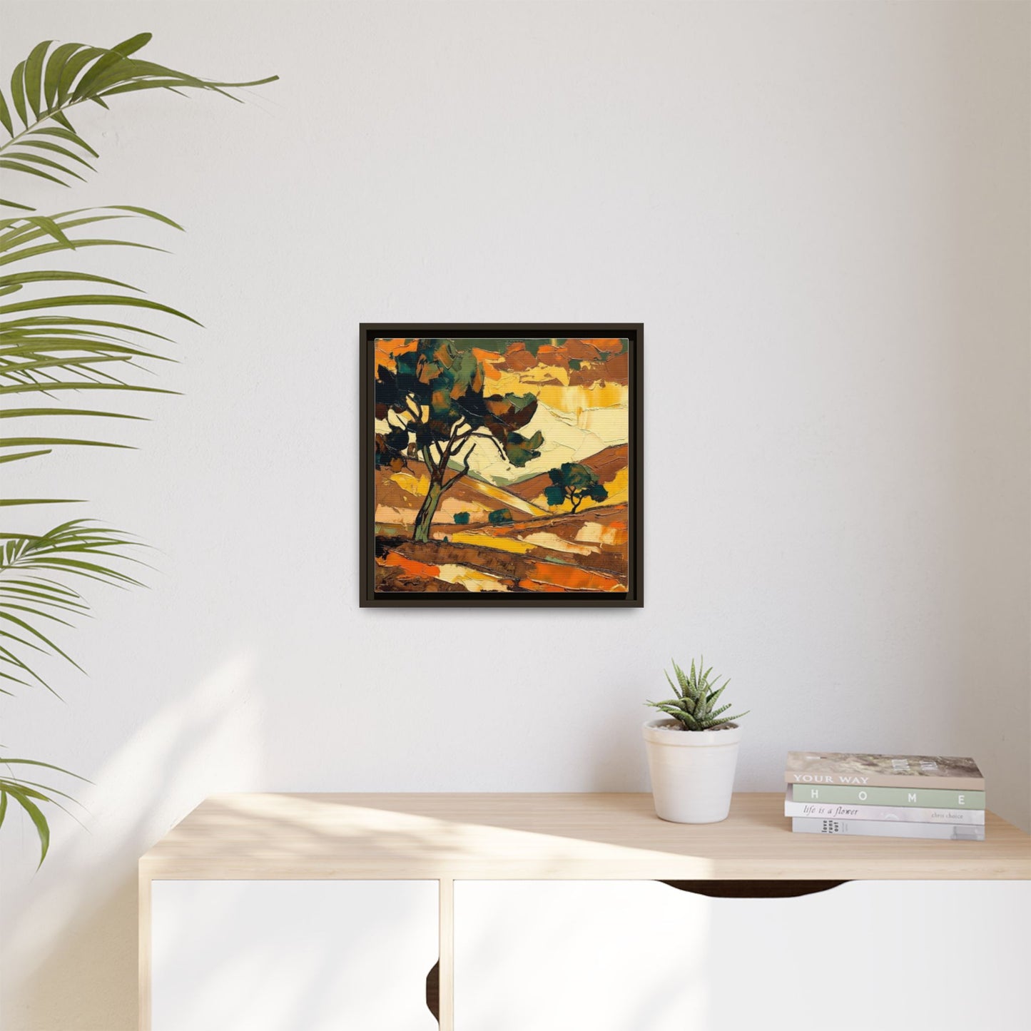 Framed Matte Canvas Landscape Art Print