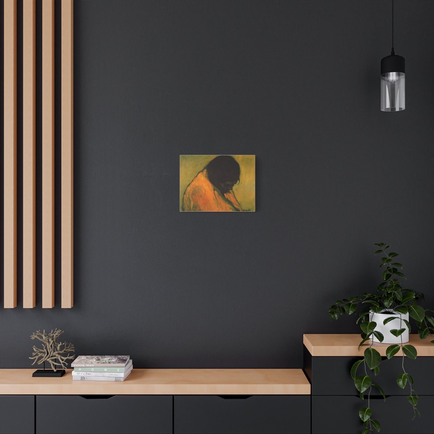 Amparo by Isidre Nonell Matte Stretched Canvas Wall Art Print