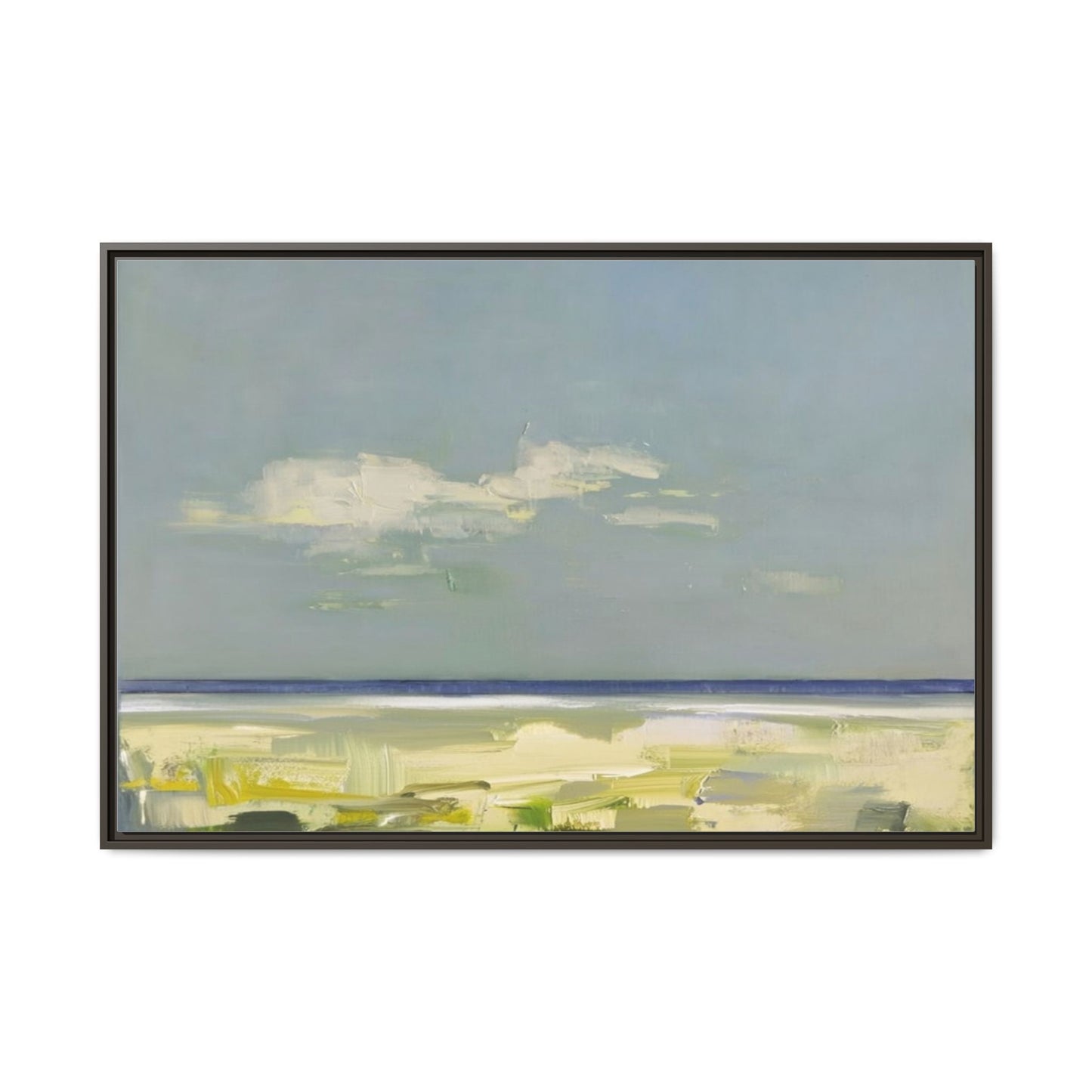 Coastal Calm Matte Canvas Framed Wall Art