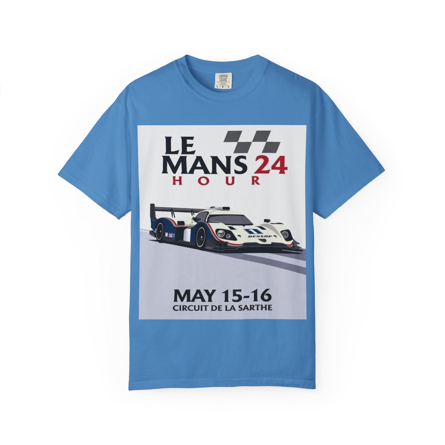 Le Mans 24 Hour Racing Poster T-Shirt — May 15-16 Circuit de la Sarthe