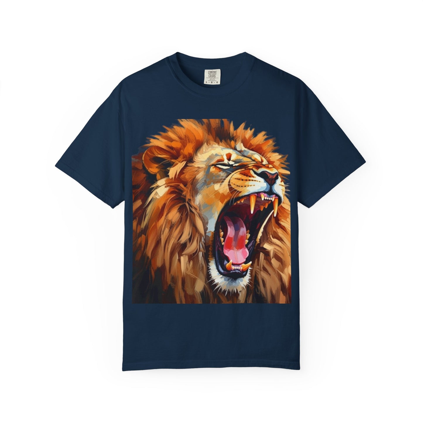 Roaring Lion T-Shirt Bold Wildlife Graphic Tee