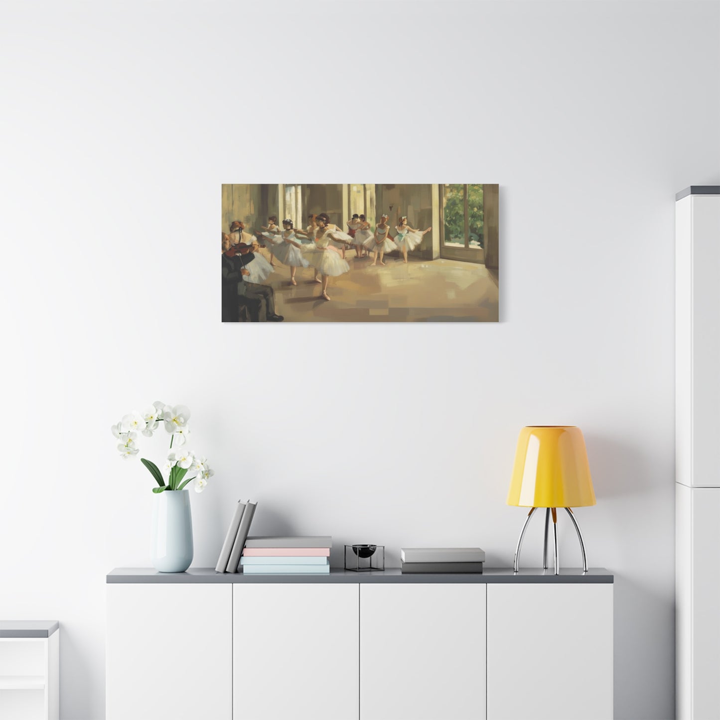 Ballet Rehearsal Matte Canvas