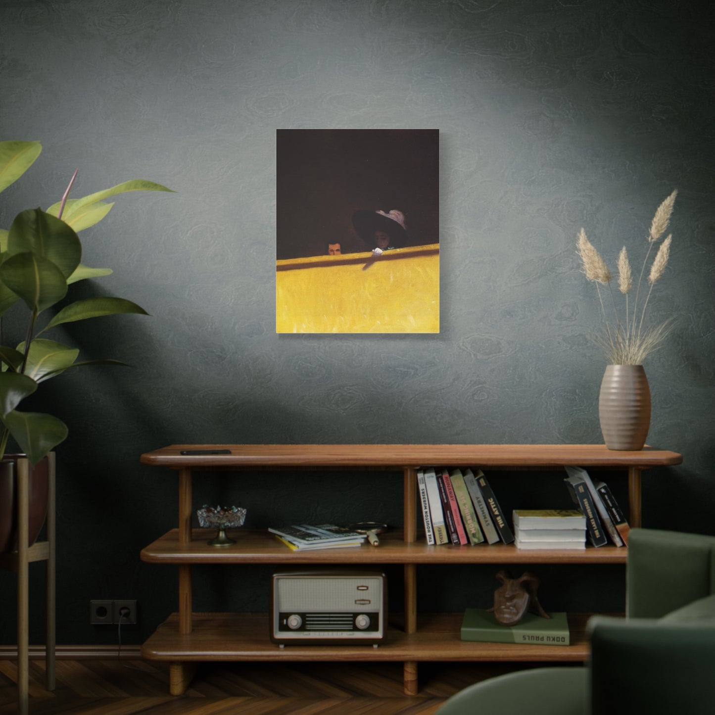 La loge de theatre by Félix Vallotton Matte Canvas Wall Art Print