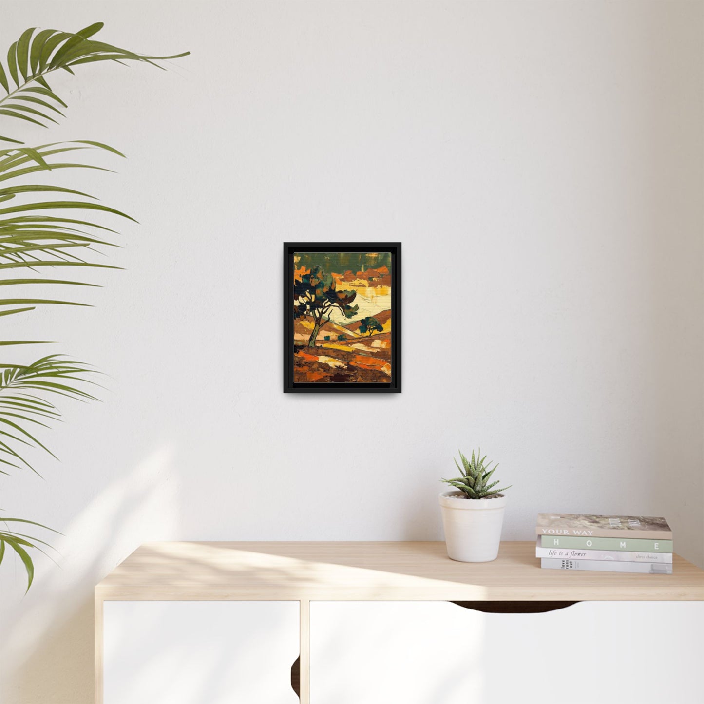 Framed Matte Canvas Landscape Art Print