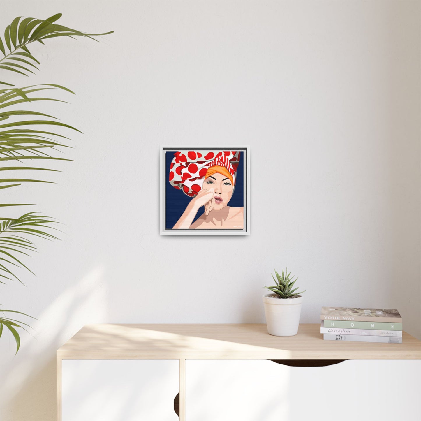 Vivid 20 by Orit Fuchs Pop Art Matte Canvas Framed Wall Art Print