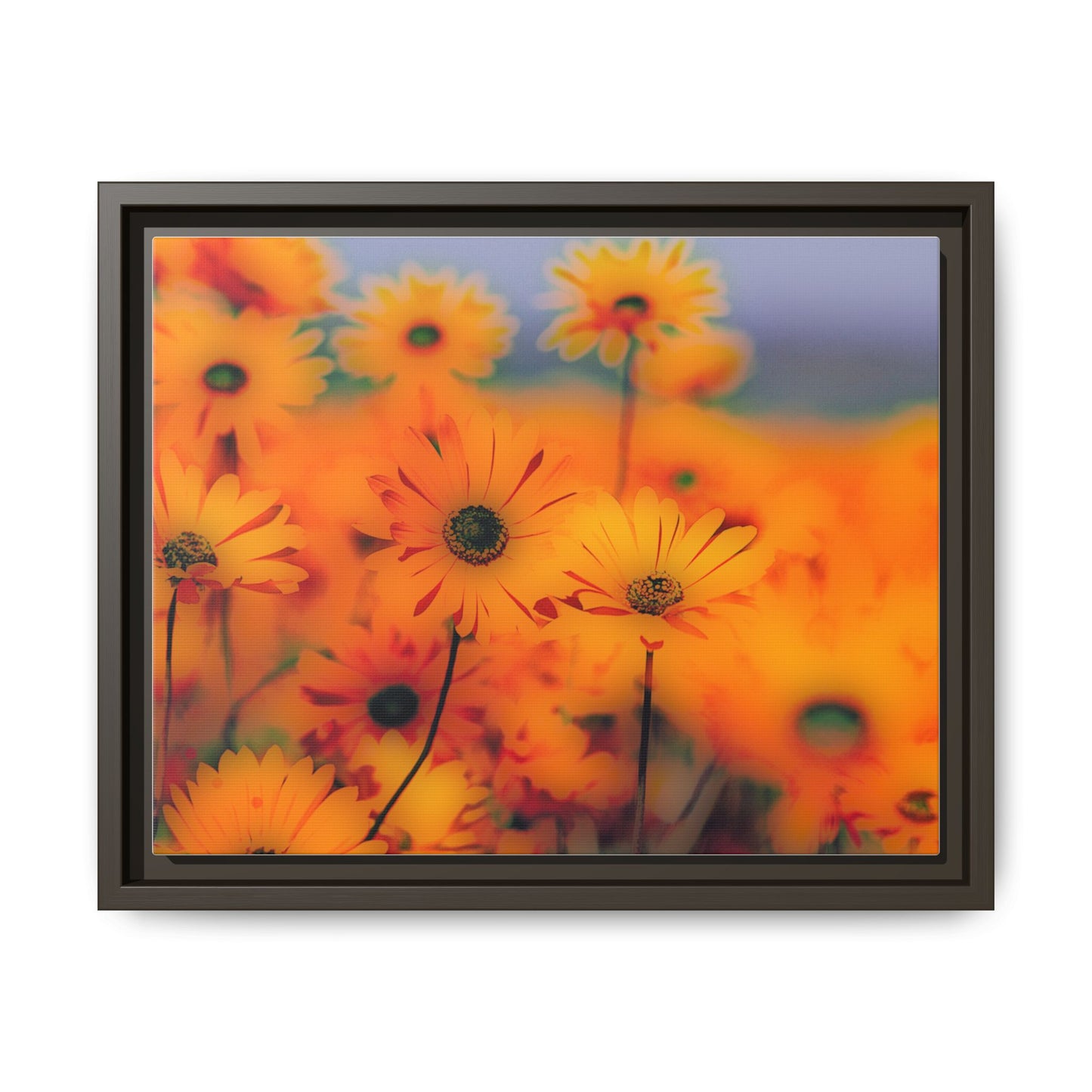 Bee Garden by Norman Barrett Framed Matte Canvas Wall Art Print