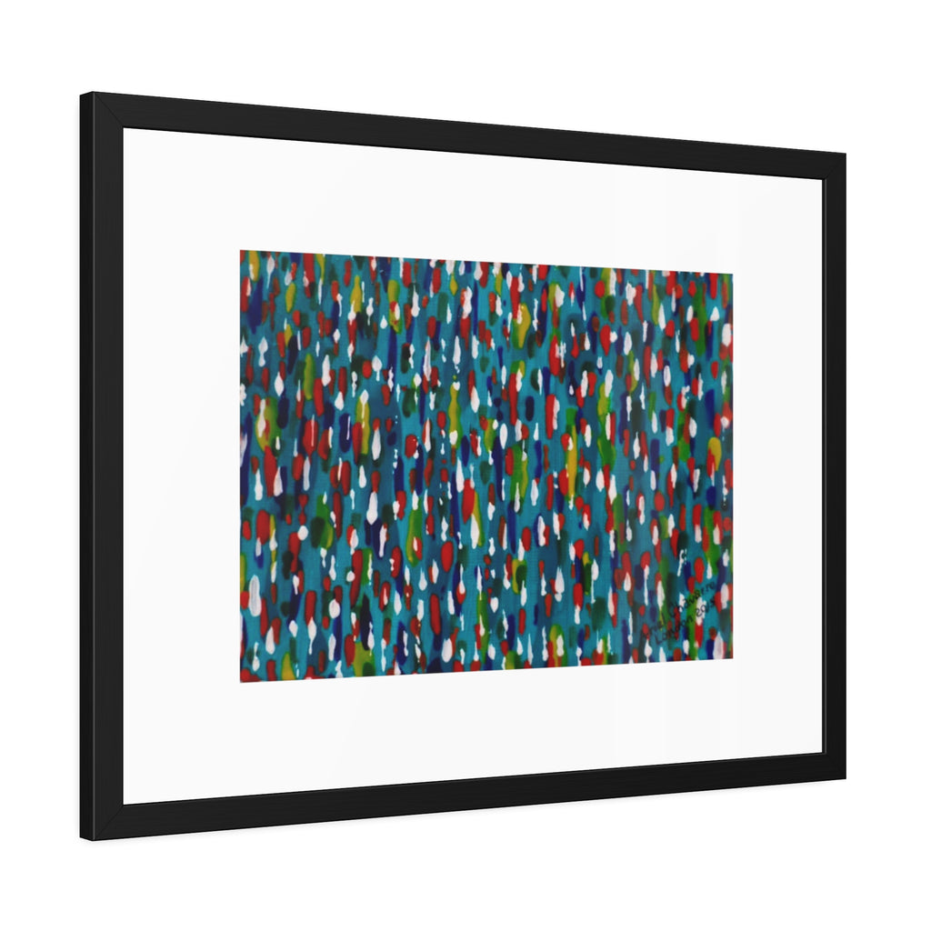 Colours Of The Soul Reflecting On Water by Ariel Chavarro Avila Framed Wall Art Print
