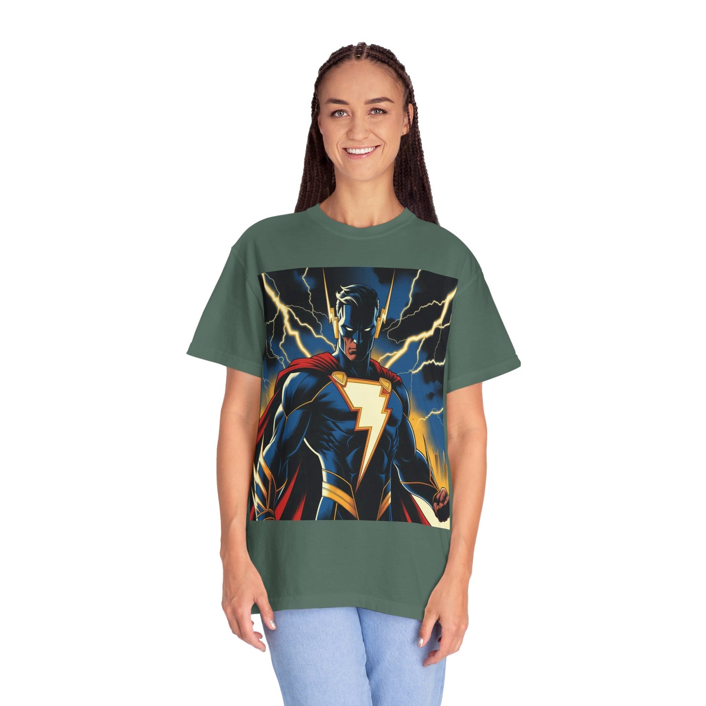 Unisex Superhero Garment-Dyed T-shirt
