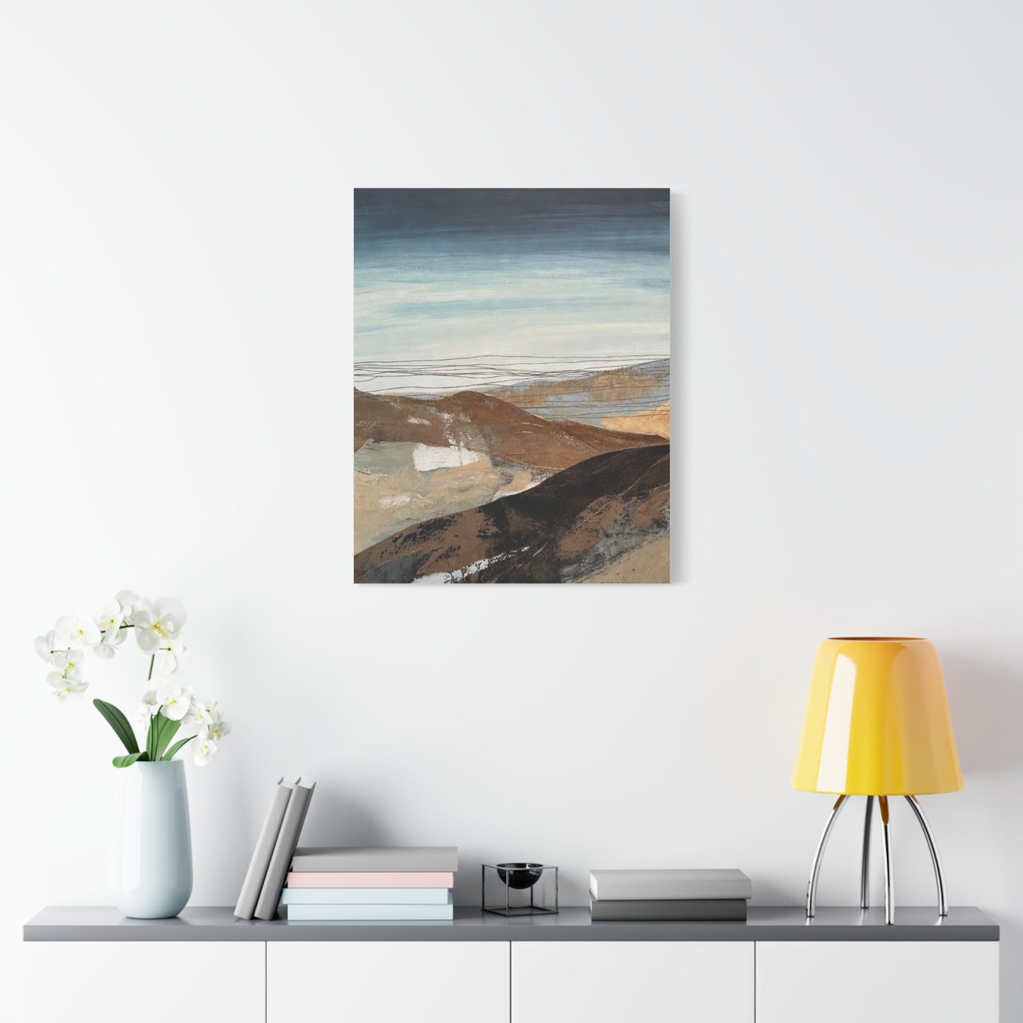 Abstract Landscape Matte Canvas Wall Art — Stretched 1.25"
