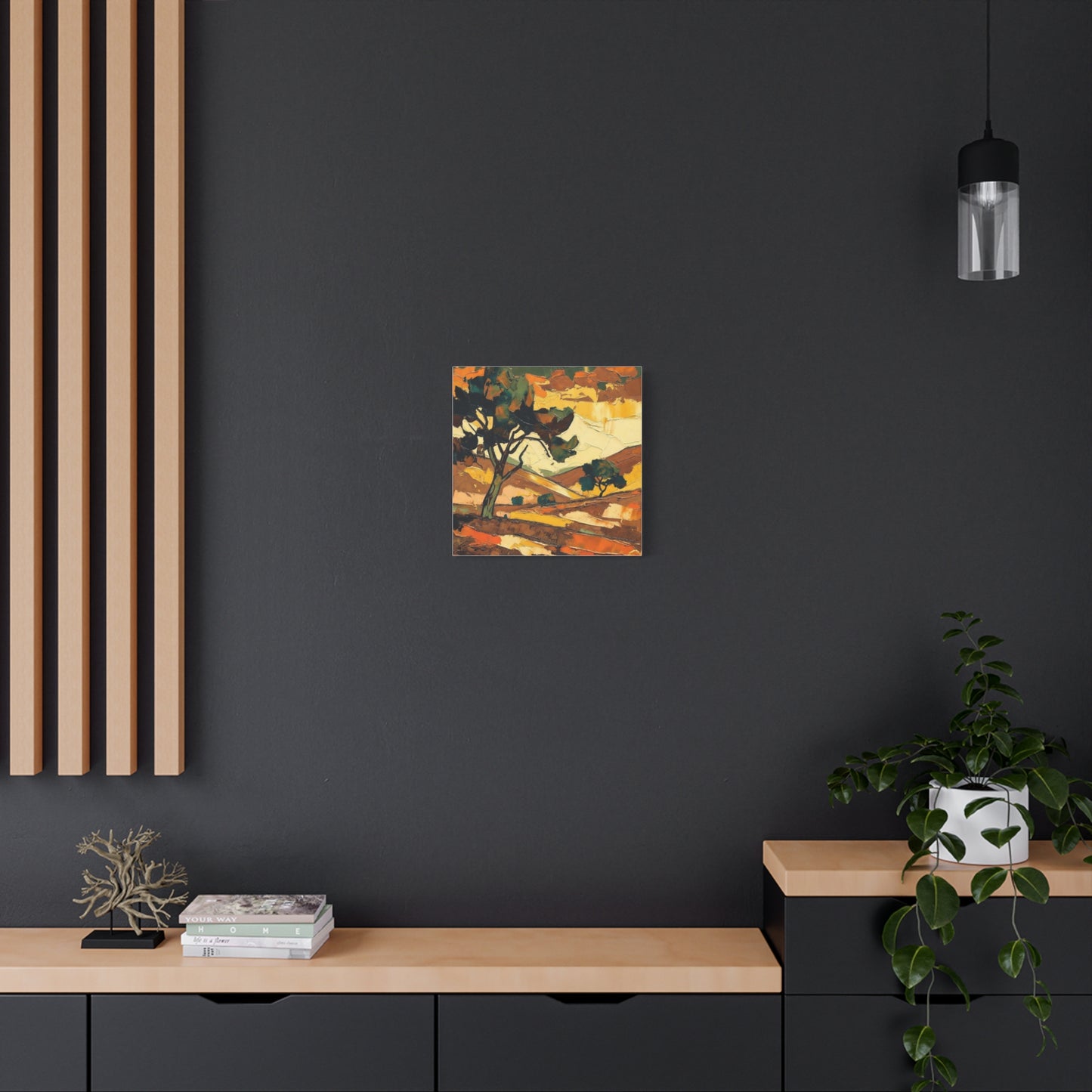 Abstract Autumn Landscape Canvas