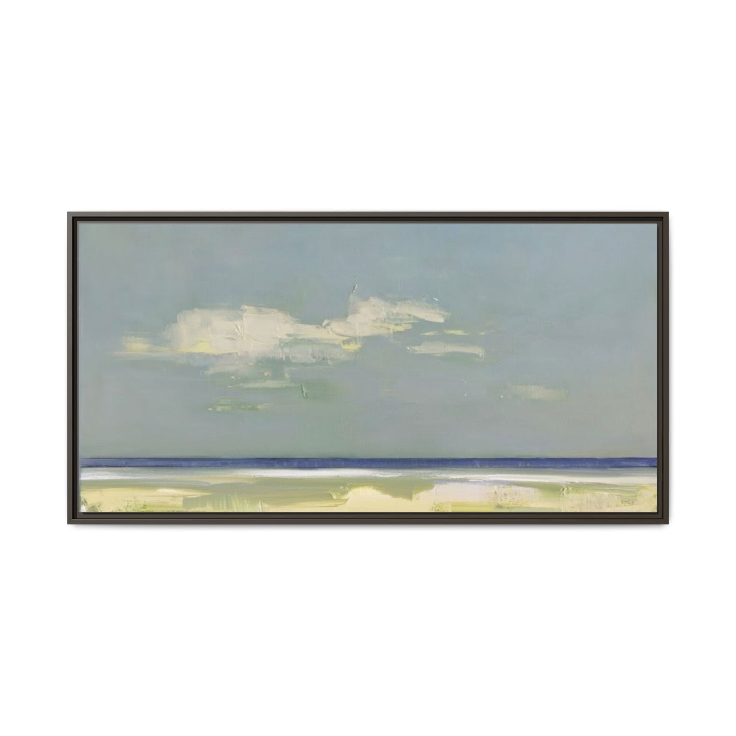 Coastal Calm Matte Canvas Framed Wall Art