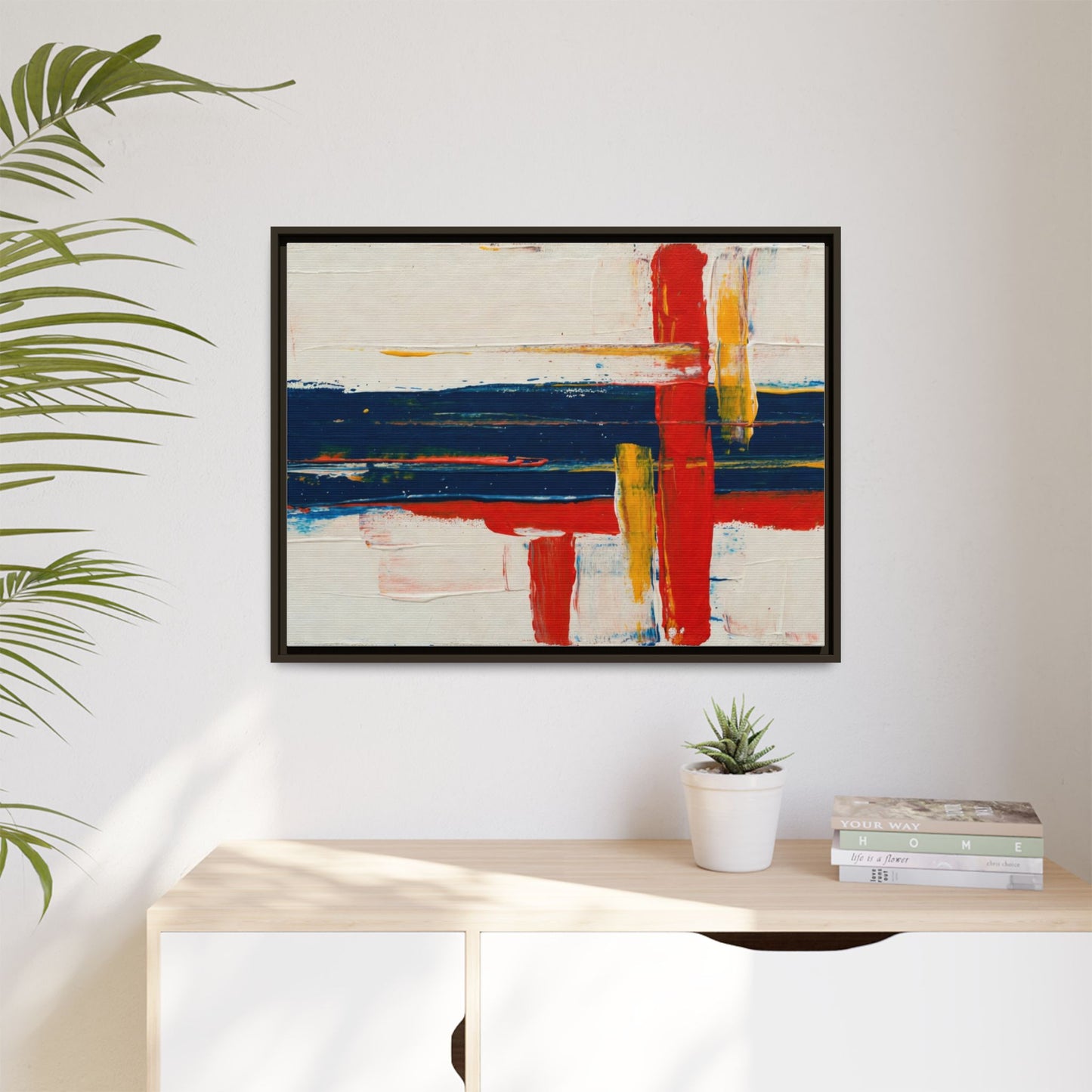 Matte Canvas, Framed (Multi-color)