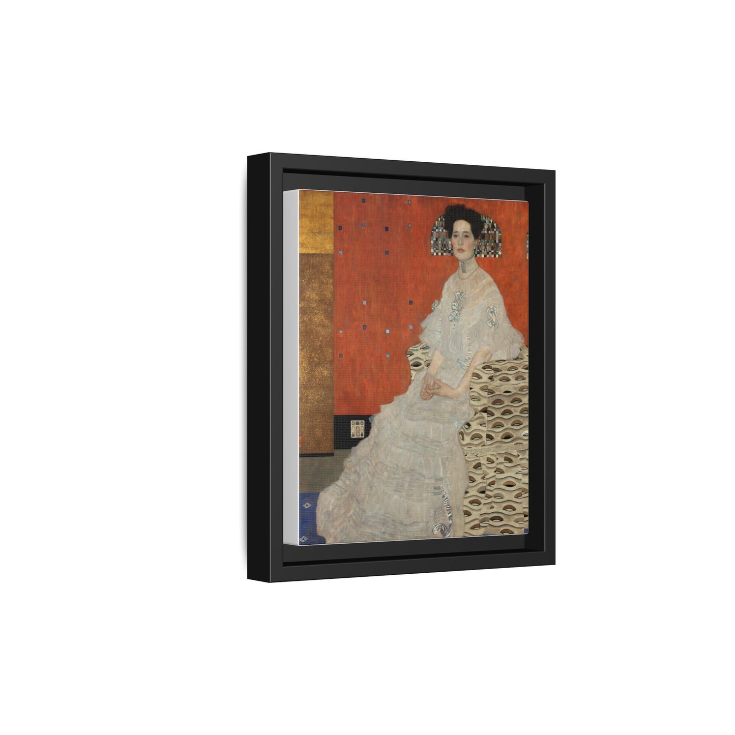 Fritza Riedler by Gustav Klimt Framed Matte Canvas Wall Art Print