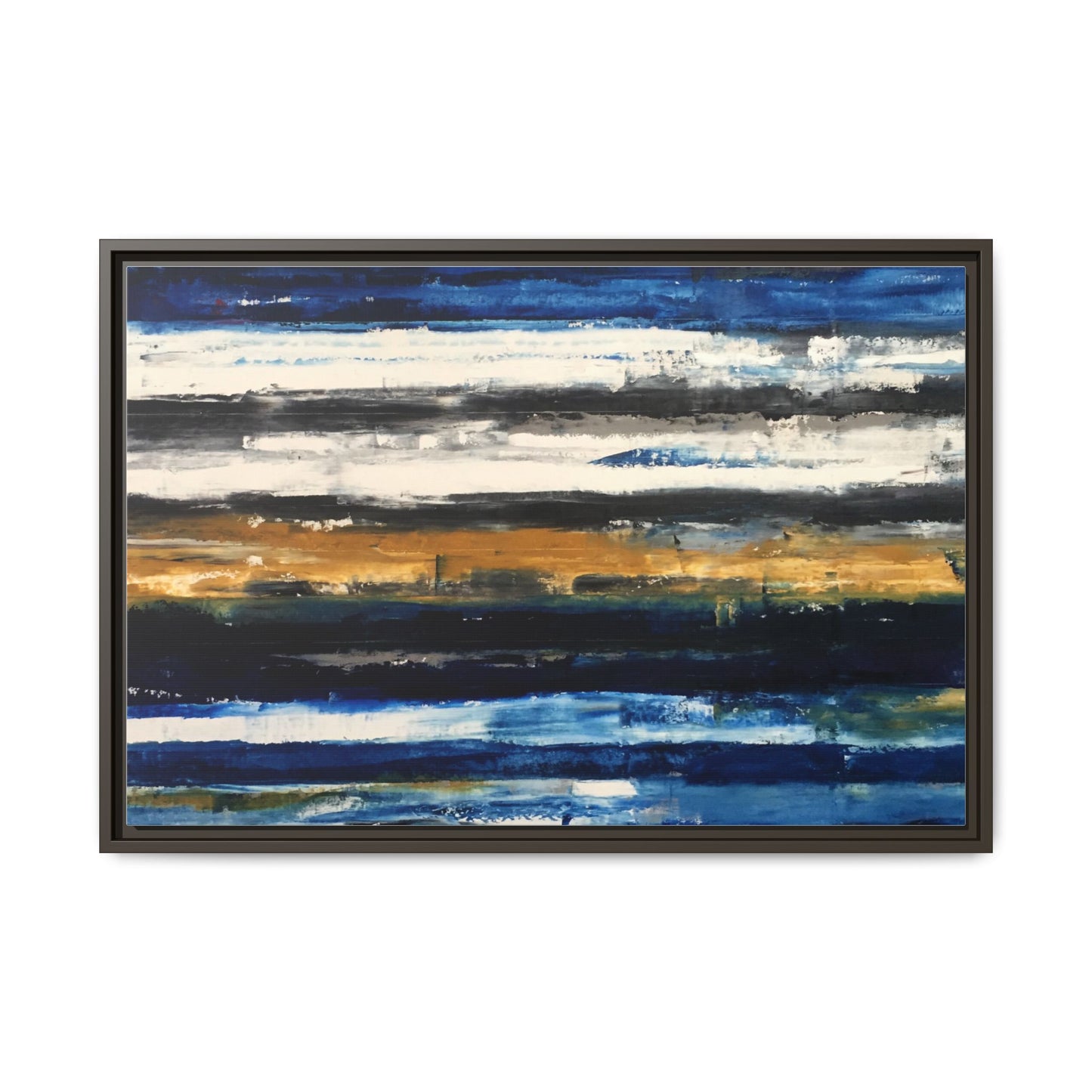 Tiny Buddha by Todd Williamson Framed Matte Canvas Abstract  Wall Art